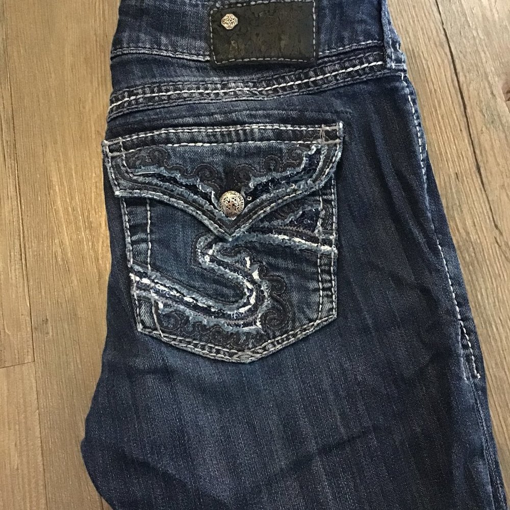 Silver Capri length W28